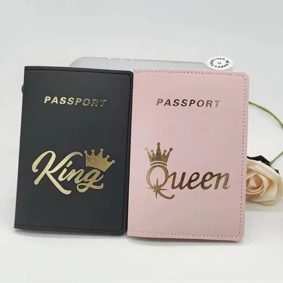 Pink and Black Passport Holders - Picture 2 of 4